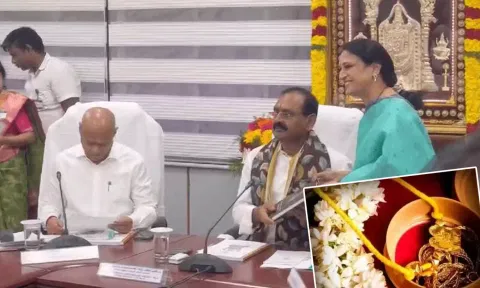 ஏழுமலையான் காலடியில் வைத்து பூஜிக்கப்பட்ட மாங்கல்யம் விற்பனை