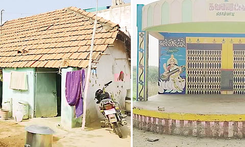 நள்ளிரவில் பயங்கரம்: பெண் வெட்டிக்கொலை- தாயின் கை துண்டானது