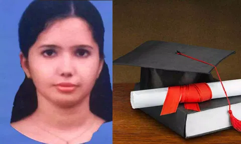 இறந்த தாயின் டாக்டர் பட்டத்தை யூ.கே.ஜி. படிக்கும் மகளுக்கு வழங்கும் பல்கலைக்கழகம்