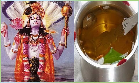 புனிதம் நிறைந்த துளசி தீர்த்தம்