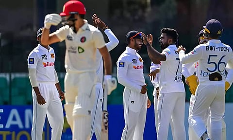 இலங்கைக்கு எதிரான டெஸ்ட்: 198 ரன்களில் சுருண்ட ஆப்கானிஸ்தான்