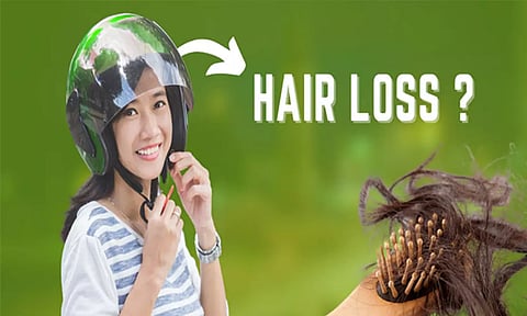 தலைக்கவசம் அணிந்தால் முடி உதிருமா?