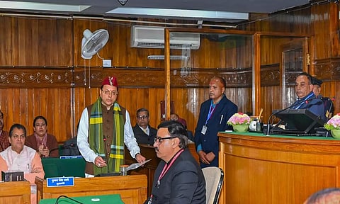 பொது சிவில் சட்டத்தை நிறைவேற்றிய முதல் மாநிலமானது உத்தரகாண்ட்