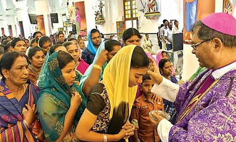 14-ந்தேதி சாம்பல் புதன்: கிறிஸ்தவர்களின் 40 நாட்கள் தவக்காலம் தொடக்கம்