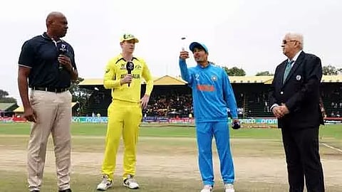 u19 உலகக்கோப்பை இறுதிப்போட்டி: டாஸ் வென்ற ஆஸ்திரேலியா பேட்டிங் தேர்வு