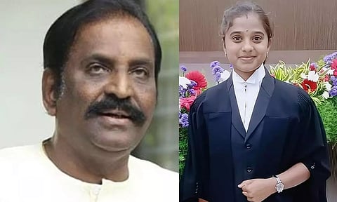 பழங்குடிப் பவளமே ஸ்ரீபதி- கவிதை மூலம் வாழ்த்திய வைரமுத்து