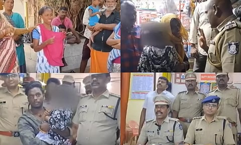 கடற்கரையில் கடத்தப்பட்ட குழந்தையை 24 மணிநேரத்தில் மீட்ட காவல்துறை