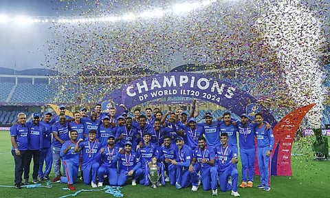 சர்வதேச டி20 லீக் தொடர்: சாம்பியன் பட்டம் வென்ற மும்பை இந்தியன்ஸ் எமிரேட்ஸ்