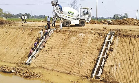 கால்வாய் சீரமைப்பு பணி முடிந்ததும் கிருஷ்ணா தண்ணீரை பெற முடிவு