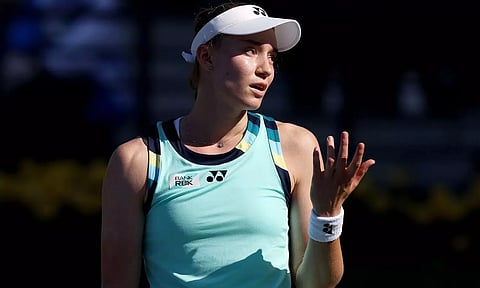 துபாய் சாம்பியன்ஷிப் டென்னிஸ்: உடல்நலக் குறைவால் காலிறுதியில் விலகிய ரிபாகினா