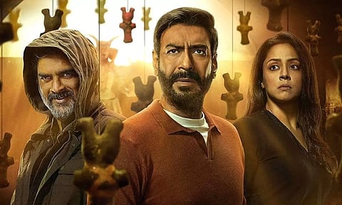 அஜய்தேவ்கன், ஜோதிகா, மாதவன் நடித்த 'சைத்தான்' பட டிரெய்லர் வெளியீடு