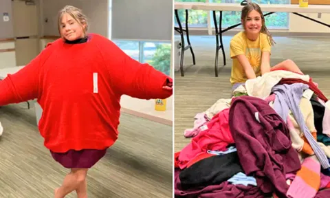 ஒரே நேரத்தில் 45 ஜெர்சிகளை அணிந்து கின்னஸ் சாதனை படைத்த சிறுமி