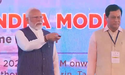 குலசேகரன்பட்டினம் ராக்கெட் ஏவுதளத்துக்கு அடிக்கல் நாட்டினார் பிரதமர் மோடி