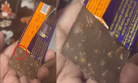 தெலுங்கானா: டைரி மில்க் சாக்லேட்டில் புழு... சாப்பிட தகுதியற்றவை என உணவு ஆய்வகம் அறிக்கை