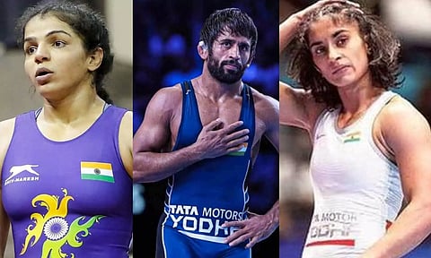 மல்யுத்த அணி தகுதி போட்டியில் பங்கேற்க பஜ்ரங் புனியா மறுப்பு