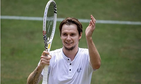 துபாய் சாம்பியன்ஷிப்: ரூப்லெவை வீழ்த்தி இறுதிப்போட்டிக்கு முன்னேறினார் பப்ளிக்