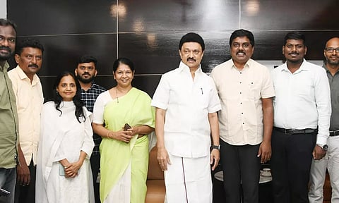 முதலமைச்சர் மு.க.ஸ்டாலினை சந்தித்து ஸ்டெர்லைட் போராட்டக் குழுவினர் நன்றி தெரிவித்தனர்