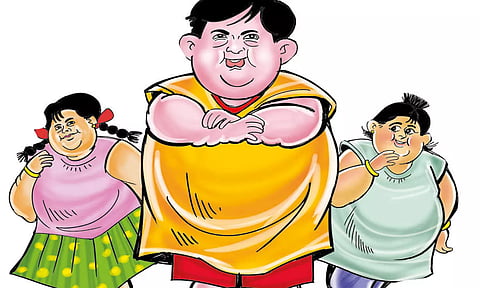 இந்தியாவில் 1¼ கோடி இளம்வயதினருக்கு உடல் பருமன்