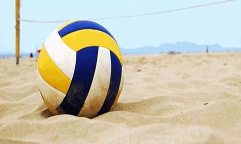 நீலாங்கரை கடற்கரையில் அகில இந்திய பீச் வாலிபால் போட்டி