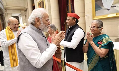 இன்போசிஸ் நாராயண மூர்த்தியின் மனைவி சுதா மேல்சபை எம்.பி.யாக நியமனம்- பிரதமர் மோடி வாழ்த்து