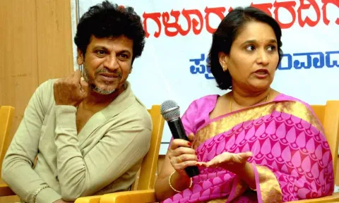 பாராளுமன்ற தேர்தல் - நடிகர் சிவராஜ்குமார் மனைவி கீதா ஷிமோகாவில் போட்டி