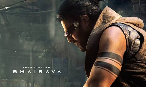 "பைரவா"வாக பிரபாஸ் - வைரலாகும் கல்கி படத்தின் புது போஸ்டர்