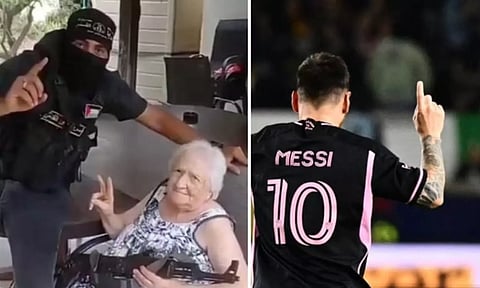 ஹமாஸ் படையிடம் தப்பிய 90 வயது மூதாட்டி - காரணம் 'மெஸ்ஸி'