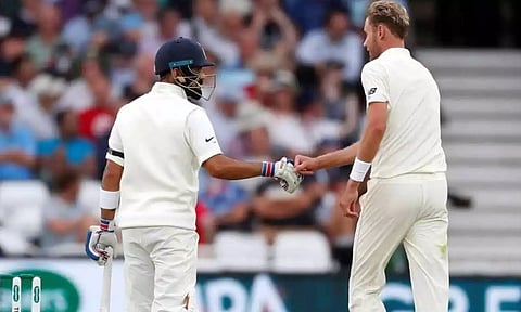 இந்திய அணியில் இடம் இல்லையா? கோலிக்கு ஆதரவு கரம் நீட்டிய ஸ்டூவர்ட் ப்ராட்