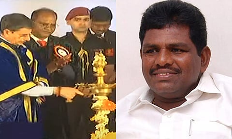 கவர்னர் விழாவை புறக்கணித்த அமைச்சர்