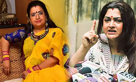 5 ரூபாய் கொடுத்தாலும் அது உதவிதான்: குஷ்புவுக்கு நடிகை அம்பிகா கண்டனம்