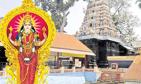 மூன்று வடிவங்களில் அருள்புரியும் கரிக்ககம் சாமுண்டி தேவி