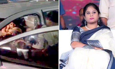 காங்கிரஸ் பேனரை அகற்றிய பெண் கவுன்சிலர் மீது தாக்குதல்