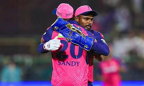 ஆட்டநாயகனுக்கு சொந்தகாரர் சந்தீப் சர்மா- புகழாரம் சூட்டிய சாம்சன்