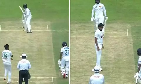 மன்கட் முயற்சியில் பல்பு வாங்கிய வங்காளதேச வீரர்- வைரலாகும் வீடியோ