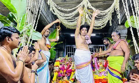 திருச்செந்தூர் சுப்பிரமணிய சுவாமி கோவிலில் வள்ளி திருக்கல்யாணம்