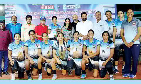 மாநில கைப்பந்து இறுதிப்போட்டி ஐ.ஓ.பி.-ஜி.எஸ்.டி. அணிகள் இன்று மாலை பலப்பரீட்சை