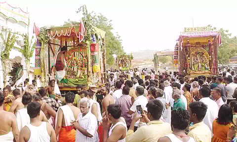 திருப்பரங்குன்றத்தில் இன்று முருகப்பெருமான்-தெய்வானை திருக்கல்யாணம்