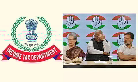 ரூ. 1823 கோடி கட்டுங்கள்: ஐடி புது நோட்டீஸ்- "வரி தீவிரவாதம்" என காங்கிரஸ் கடும் கண்டனம்