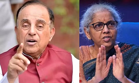 நிர்மலா சீதாராமன் தேர்தலில் போட்டியிட மோடியிடம் பணம் கேட்டிருக்கலாம்: சுப்பிரமணிய சாமி