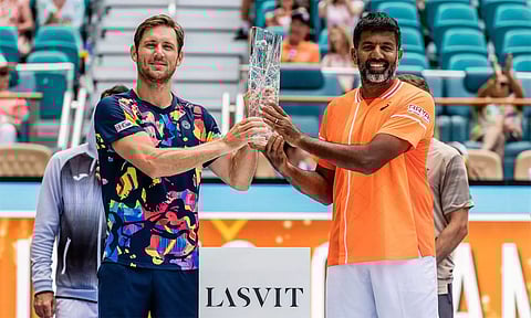 மியாமி ஓபன் டென்னிஸ்: சாம்பியன் பட்டம் வென்றது போபண்ணா ஜோடி