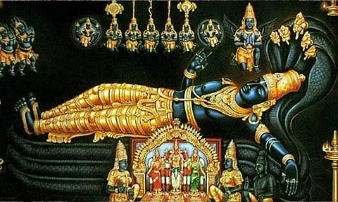 புஜன சயன கோலத்தில் ரங்கநாதர்