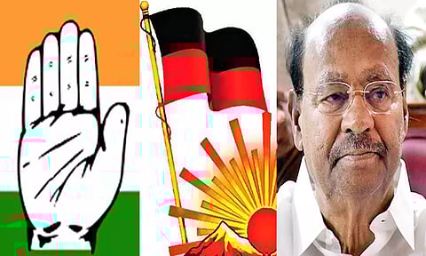 கச்சத்தீவை தாரைவார்த்து  துரோகம் செய்த காங்கிரசுடன் தி.மு.க. உறவு வைத்து இருப்பது ஏன்?: ராமதாஸ் கேள்வி