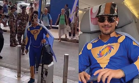 இஷான் கிஷன் உள்ளிட்ட 4 வீரர்களுக்கு வினோத தண்டனை கொடுத்த மும்பை- வைரலாகும் வீடியோ