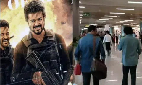 GOAT படப்பிடிப்பிற்காக துபாய் சென்ற விஜய்