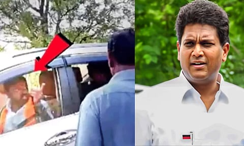 தேர்தல் பறக்கும் படை அதிகாரியை மிரட்டிய பாஜக வேட்பாளர் முருகானந்தம் - டி.ஆர்.பி.ராஜா கண்டனம்