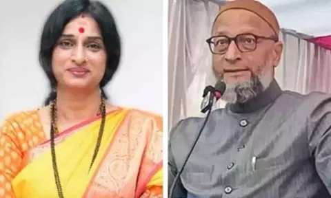 ஒவைசியை எதிர்த்து போட்டியிடும் பா.ஜ.க பெண் வேட்பாளருக்கு கமாண்டோ படை பாதுகாப்பு