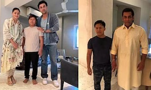 சல்மான்கான் வீட்டுக்கு சென்ற ரன்பீர் கபூர் -ஆலியா பட்