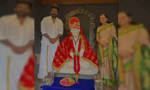 விஜய் கட்டிய கோவிலில் நடிகர் ராகவா லாரன்ஸ் சாமி தரிசனம்