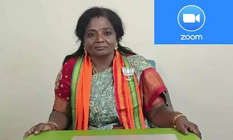 'ஜூம் மீட்டிங் பிரச்சாரத்தில் ஆபாச படம் பரப்பிய விஷமிகள்'- தமிழிசை சவுந்தரராஜன் கண்டனம்