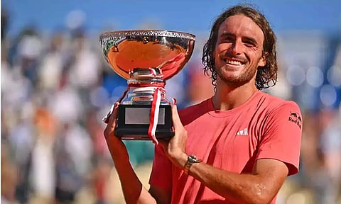 மான்டி கார்லோ டென்னிஸ்: காஸ்பர் ரூட்டை எளிதாக வீழ்த்தி சிட்சிபாஸ் சாம்பியன்